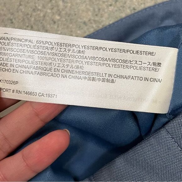 C/MEO COLLECTIVE Blue On Point Suiting Dressy Short S - Picture 6 of 7